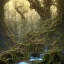 Placeholder: high-quality, fine-detail beautiful, breath-taking forest with gnarled trees, flowers, clear reflective lake, tranquil, stunning, 8k resolution, intricate, digital art, detailed matte, volumetric lighting, George Grie, Anne Dittman, Anne Stokes, Lisa Parker, Selina French, Alphonse Mucha