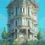 Placeholder: A Vignola classicism Architecture building with modern glass and trees +detailed facades+highly detailed++ Book illustration by Gediminas Pranckevičius, Jean Baptiste Monge, Brian Kesinger, Anton fadeev, strong lines, high contrast vibrant colors, 16k resolution, trending on behance""