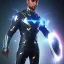 Placeholder: Cosmic super hero,black costume,4k image, full body men