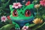 Placeholder: Huge Bulbasaur in 8k Hayao Miyazaki draw style, studio ghibil them, neon effect, close picture, highly detailed, high details, detailed portrait, masterpiece,ultra detailed, ultra quality