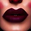 Placeholder: burgundy lips