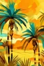 Placeholder: Abstract palm trees desert home sun