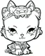 Placeholder: outline art for real Hello Kitty coloring page, Japanese manga style, cartoon style, cute face, white background sketch style, full body is a must, only use outline, clean line art, no shadow, bold outline