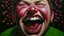 Placeholder: A hyper-realistic oil painting depicting Manhattoes rise up like the smile of a Nazi through a periscope, with intricate brush strokes and vivid colors