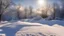 Placeholder: Snowy snow in the winter sun