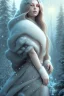 Placeholder: Wintertime Wonderland a Beautiful Hyperrealistic Digital Graphic in the Style of Charlie Bowater Julia Fox Monica Lee and Camilla D'Errico