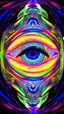 Placeholder: make a magical psychedelic background with the all seeing eye