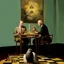 Placeholder: Putin, President Xi Of China And Joe Biden Play Chess With A Pigeon,Ufo And Atomic Bomb Mushroom Cloud,Complex Surgical Instruments Intermixed With A Newborn Boy,Minimalism,Painting By Adrian Ghenie,Rene Magritte,Pablo Picasso,Michelangelo,Salvador Dali,Lucian Freud