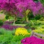 Placeholder: a very beautiful garden full of coloured flowers