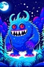 Placeholder: Night winter monster suitable for children