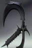 Placeholder: black big sharp scythe