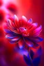 Placeholder: Illustrate a bloom Flower with purple and dull red, blurred background, smooth illustration book cover