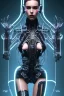 Placeholder: cyberpunk, black latex body, women, body portrai, big boobs, highlight eyes perfect, skin, tron, cyborg, perfekt sexy, real, dream, hr giger