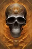 Placeholder: A beautiful highly detailed ornate intricate portrait of a flaming demon skull made of shiny obsidian glass :: reflective, glassy :: subtractive lighting, backlit :: by John William Waterhouse, Greg Rutkowski, HR Giger :: hyperrealistic, hyper detailed, photorealistic :: epic, incredible composition, amazing depth, meticulously composed, 16k resolution concept art :: fantasy magazine cover art