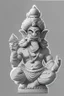 Placeholder: Hindu god Brahma，cute,sticker,Adobe Illustrator,grayscale,3D vector art,hand drawn, digital ,low-poly, retro aesthetic,Greek god with medium aesthetic theme, illustration, highly detailed, simple, smooth, clean vector, no jagged lines, smooth,