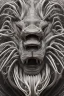 Placeholder:  lion alien, head,8 eyes, evil, 8k, finely detailed, photo realistic, HR Giger style