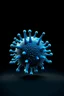 Placeholder: virus cell with a crown on it