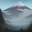 Placeholder: Concept art of Mt. Saint Helens by Airi Pan