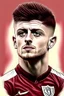 Placeholder: Aaron Cresswell English football player cartoon 2d ؤشقفخخى 2ي