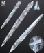 Placeholder: quartz crystal dagger shape