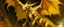 Placeholder: A golden yellow lightning elemental bat painted by John Singer Sargent