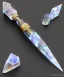 Placeholder: healing quartz crystal shaped as dagger