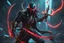 Placeholder: Pyke venom in 8k solo leveling shadow artstyle, pirate them, mask, close picture, rain, neon lights, intricate details, highly detailed, high details, detailed portrait, masterpiece,ultra detailed, ultra quality