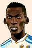 Placeholder: Ibrahima Konate French-Malian footballer ,cartoon 2d