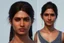 Placeholder: Indian Female character 19 years full anatomy Proportions of the character the head-to-body ratio . Front, Side, and Back Views: Provide multiple views of the character, including front, side, and back mode sheet .stylized animation character 8k Art station.