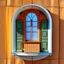 Placeholder: Pumpkinhouse with window, door, Balcony