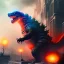 Placeholder: Godzilla destrói Tóquio, hiper detalhado, hiper realista, vallejo, wlop,artgerm, rossdraws