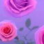 Placeholder: transparent multicolor crystal rose, rose garden, bioluminescent clouds, landscape, mist, detail