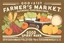 Placeholder: Sticker for a farmer's market done in a national parks sticker style, Text "Good Spirit Market"