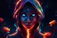 Placeholder: neon, abstract, amazing shadow and lightning, 4k, cinematic, glowing eyes, cosmic, face, dream, space, stars, amazing, art, glowing, fire, fantasy, crazy, ultimate, club, insane, digital painting, watercolor, flowers, flower background, pagan, runes