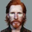 Placeholder: Portrait of Courtney Gains as a ruggedly handsome but joyful roguish pirate, charismatic, attractive male, masculine, perfect, precisely detailed, lightly freckled face, meticulously detailed multi-hued ginger carrot colored cherry fire red hair; Malachai of the corn; fantasy, intricate, elegant, highly detailed, digital painting, artstation, concept art, matte, sharp focus, illustration, art by artgerm and greg rutkowski and alphonse mucha