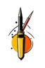 Placeholder: A logo consisting of pen and something that indicates learning difficulties