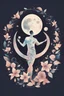 Placeholder: moon, number 3, triangles, spiral, male dancing, floral, ethereal, logo