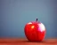 Placeholder: Red apple on the table with a drop of dew, detailed,ultra graphics,