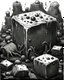 Placeholder: oozing slime cube black and white sketch art rpg