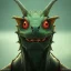 Placeholder: green dragon, dragon portrait, portrair, dragon head, dragon face, big eyes, smile, dragon with fathers, happy, 8k resolution, high-quality, fine-detail, fantasy, incredibly detailed, ultra high resolution, 8k, complex 3d render, cinema 4d