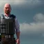 Placeholder: Walter White cyborg, 8k, tactical vest, helmet, gun.