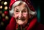 Placeholder: friendly old christmas woman