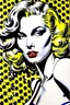 Placeholder: venus godess photo realistic style of roy lichtenstein