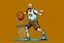 Placeholder: Walter White dunking in basketball