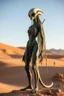 Placeholder: alien woman full-length view