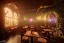 Placeholder: Immersive​ fantasy elven cafe with beautiful flower