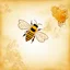 Placeholder: honey, bee, honeycomb, parchment, abstract background