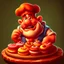 Placeholder: a cartoon character thirty years old confectioner , an ultrafine detailed painting by senior character artist, featured on polycount, sots art, artstation hd, 2d game art, behance hd