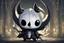 Placeholder: Chibi Hollow knight venom in 8k solo leveling shadow artstyle, in the style of fairy academia, hollow knight them, mask, close picture, neon lights, intricate details, highly detailed, high details, detailed portrait, masterpiece,ultra detailed, ultra quality