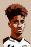 Placeholder: Reiss Nelson Footballer .cartoon 2d